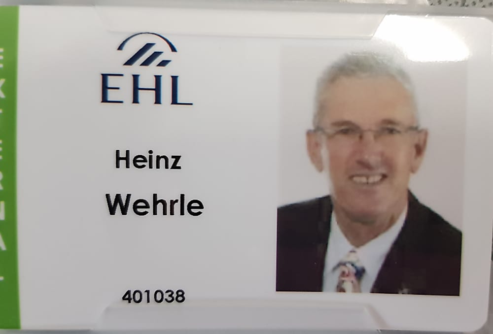 Heinz Wehrle doziert an der EHL